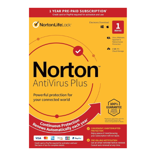 Antivirus Software for 1 Device with Auto-Renewal (Key Card)