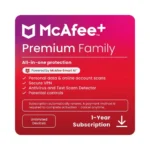 McAfee+ Premium Family Antivirus for Unlimited Devices, 1 Year